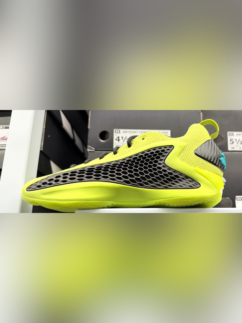 Adidas Kids Neon Yellow Performance Trainer